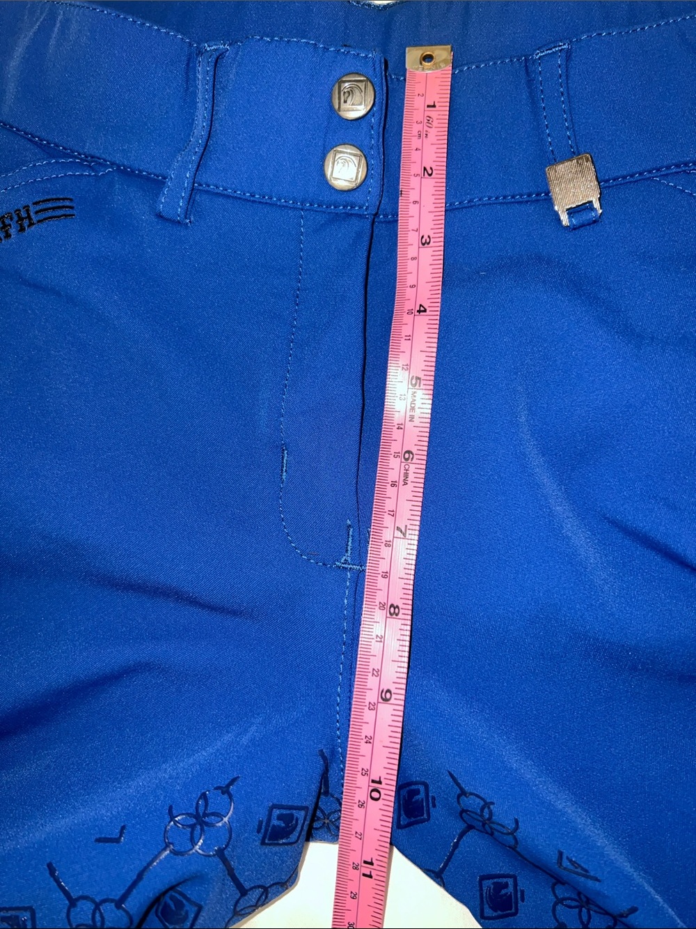 Romfh Royal Blue Riding Breeches 28R - Picture 8 of 9